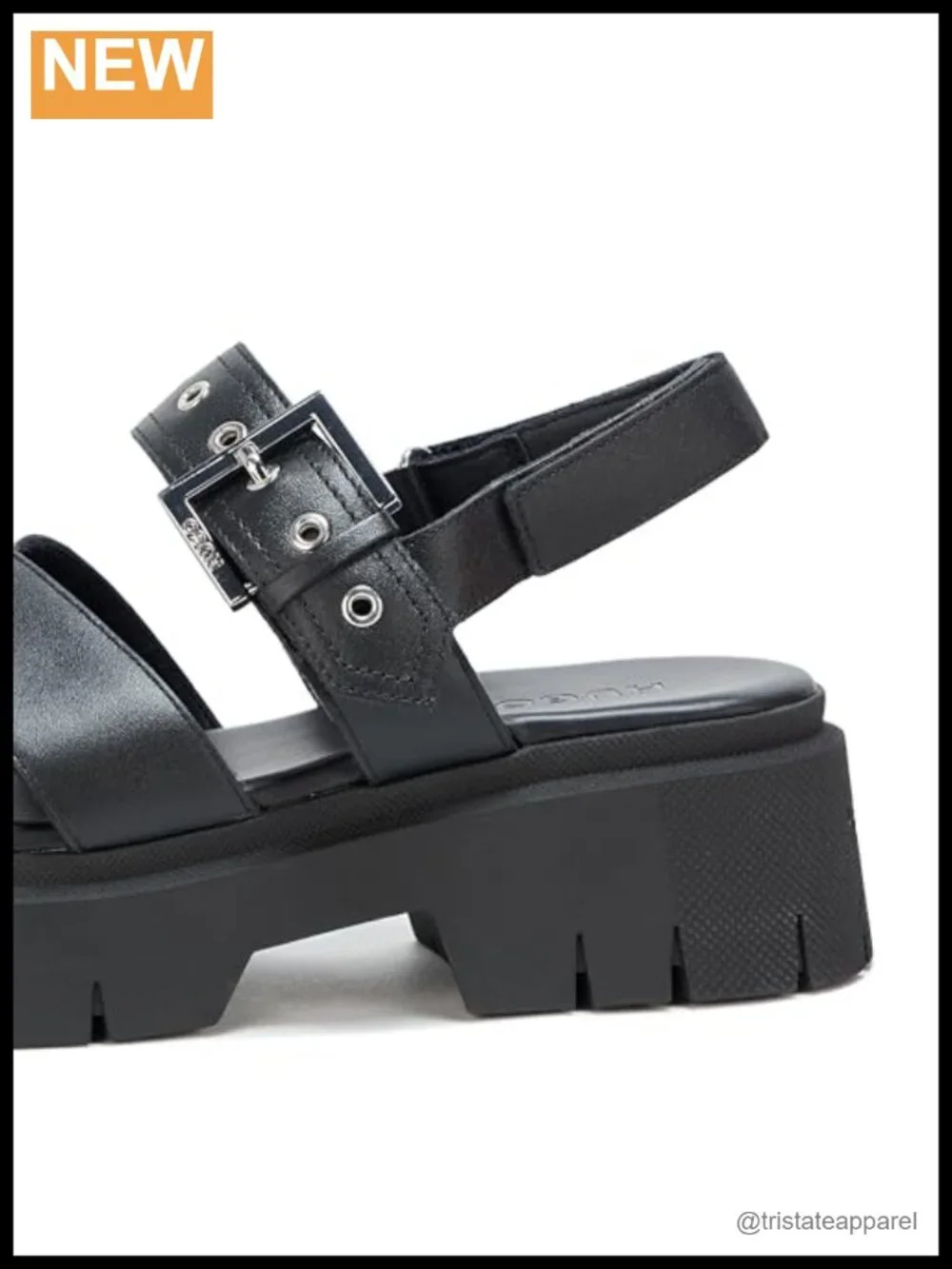 Women's Kris Chunky Platform Slingback Sandals Buckle Strap Polyurethane Sole